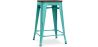 Buy Bar Stool - Industrial Design - Wood & Steel - 60cm -Metalix Pastel green 58354 - prices