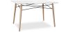 Buy Deswood Rectangular Dining Table White 59075 - in the UK