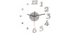 Buy Half Way Wall Clock Silver 58202 - in the UK