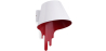 Buy Liquid Wall Lamp Red 30806 - in the UK