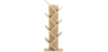Buy Wooden Bookshelf - Modern Design - Vanu Natural wood 59643 in the United Kingdom