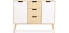 Buy Wooden Sideboard - Scandinavian Design - 3 drawers - Regir Natural wood 59652 - in the UK