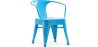 Buy Bistrot Metalix Kid Chair with armrest - Metal Turquoise 59684 - in the UK
