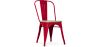 Buy Bistrot Metalix Chair - Metal and Light Wood Red 59707 - prices