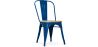 Buy Bistrot Metalix Chair - Metal and Light Wood Dark blue 59707 at MyFaktory