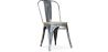 Buy Bistrot Metalix Chair - Metal and Light Wood Industriel 59707 - in the UK