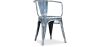 Buy  Bistrot Metalix chair with armrests New Edition - Metal Industriel 59809 - in the UK