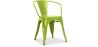 Buy  Bistrot Metalix chair with armrests New Edition - Metal Light green 59809 in the United Kingdom