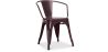 Buy  Bistrot Metalix chair with armrests New Edition - Metal Bronze 59809 home delivery