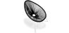 Buy Acapulco Chair - White Legs Black 58295 - in the UK