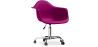 Buy Office Chair with Armrests - Desk Chair with Castors - Emery Mauve 14498 - in the UK