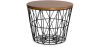 Buy Basket Side table Black 58416 - in the UK