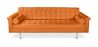 Buy Design Sofa Trendy (3 seats) - Faux Leather Orange 13259 home delivery