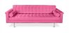 Buy Design Sofa Trendy (3 seats) - Faux Leather Pink 13259 in the United Kingdom