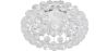 Buy Crystal Ceiling lamp 35cm Transparent 58433 - in the UK