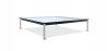 Buy Glass Coffee Table SQUAR - 80cm Steel 13299 - in the UK