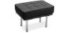 Buy City Bench (1 seat) - Faux Leather Black 15424 - in the UK