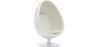 Buy Armchair Ele Chair - White Exterior - Faux Leather Ivory 13193 - prices