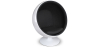 Buy Ballon Chair - Fabric Black 16498 - in the UK