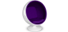 Buy Ballon Chair - Fabric Mauve 16498 - in the UK