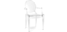 Buy Transparent Dining Chair - Armrest Design - Louis King Transparent 16461 - in the UK