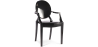 Buy Transparent Dining Chair - Armrest Design - Louis King Black 16461 - prices