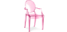 Buy Transparent Dining Chair - Armrest Design - Louis King Pink transparent 16461 with a guarantee