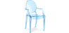 Buy Transparent Dining Chair - Armrest Design - Louis King Blue transparent 16461 home delivery