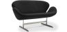 Buy Swin Sofa (2 seats) - Fabric Black 13911 - in the UK