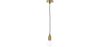 Buy Design hanging lamp - Edison Style Gold 58545 - in the UK
