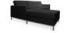 Buy Design Corner Sofa Kanel - Left Angle - Premium Leather Black 15186 - in the UK