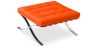 Buy City Ottoman - Premium Leather Orange 58377 - in the UK