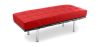 Buy City Bench (2 seats) - Premium Leather Red 13220 in the United Kingdom