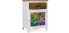 Buy Grange&Co Mango Bedside Table - Iron and Wood White 51299 - in the UK
