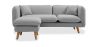Buy Scandinavian style corner sofa - Eider Light grey 58759 - prices