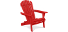 Buy Adirondack Garden Chair - Wood Red 59415 - in the UK