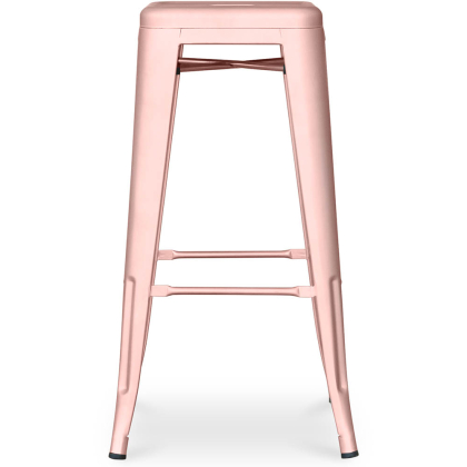 Buy Bistrot Metalix Stool - Matte Metal - 76cm Lavander 58994 - prices 