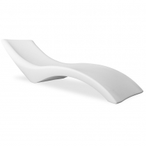 Buy Designer Garden Sun Lounger - Loren White 59003 - in the UK 