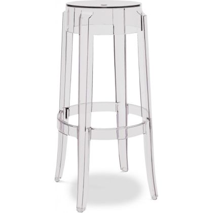 Buy  Bar Stool Victoire - 75cm - Design Transparent Transparent 29571 with a guarantee 
