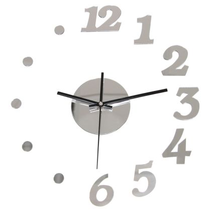 Buy Half Way Wall Clock Silver 58202 with a guarantee 
