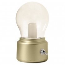 Buy Vintage Portable rechargeable lamp - Vintage Gold 59221 with a guarantee 