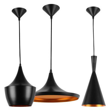Buy X3 Pendant lamps - Beat Shade Style Black 59258 home delivery 