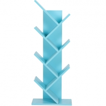 Buy Wooden Bookshelf - Modern Design - Vanu Blue 59643 - in the UK 