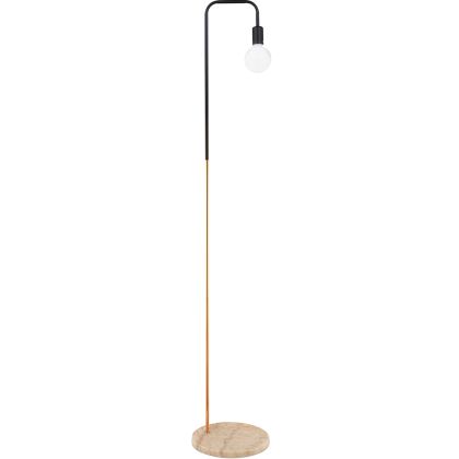 Buy Franc floor lamp - Metal and marble Chrome Rose Gold 59578 - prices 