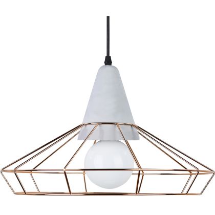 Buy Mico hanging lamp - Metal and concrete Gold 59590 with a guarantee 