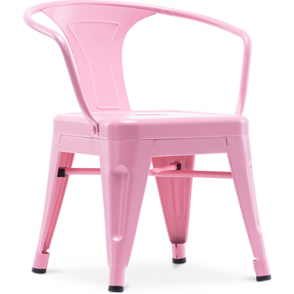 Buy Bistrot Metalix Kid Chair with armrest - Metal Pink 59684 - prices 