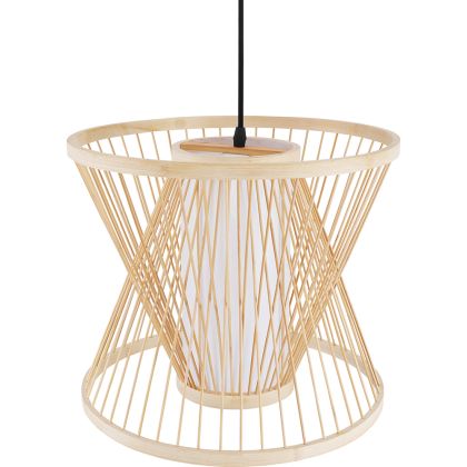 Buy Bamboo Pendant Light Design Boho Bali - Panma Natural wood 59850 home delivery 
