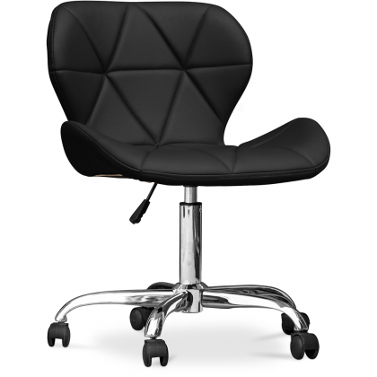 Buy Upholstered PU Office Chair - Winka Black 59871 - prices 