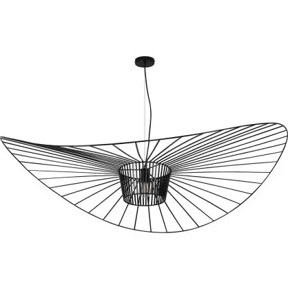 Buy Hanging Lamp Vertice - Metal - 140cm Black 59884 - prices 