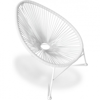 Buy Acapulco Chair - White Legs Black 58295 at MyFaktory 